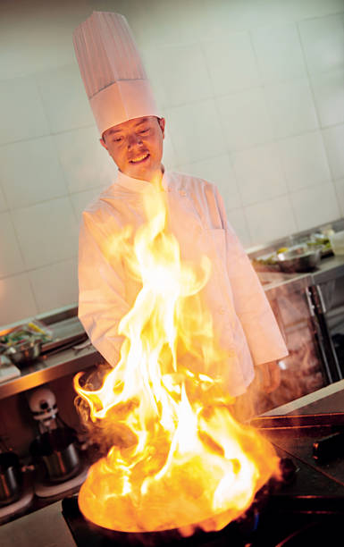 Chef cooking