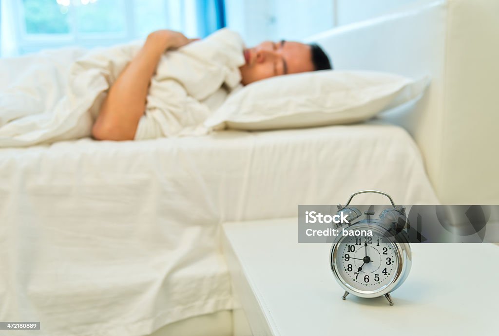 Und Schlafen - Lizenzfrei 7 Uhr Stock-Foto