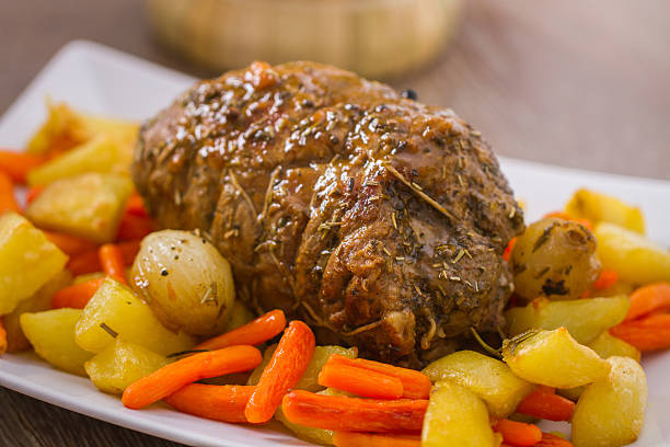 istock Roast Beef with Potatoes and Carrots 472182123