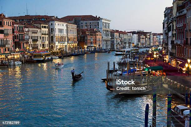 Grand Canal In Venedig Stockfoto und mehr Bilder von Abenddämmerung - Abenddämmerung, Architektur, Außenaufnahme von Gebäuden