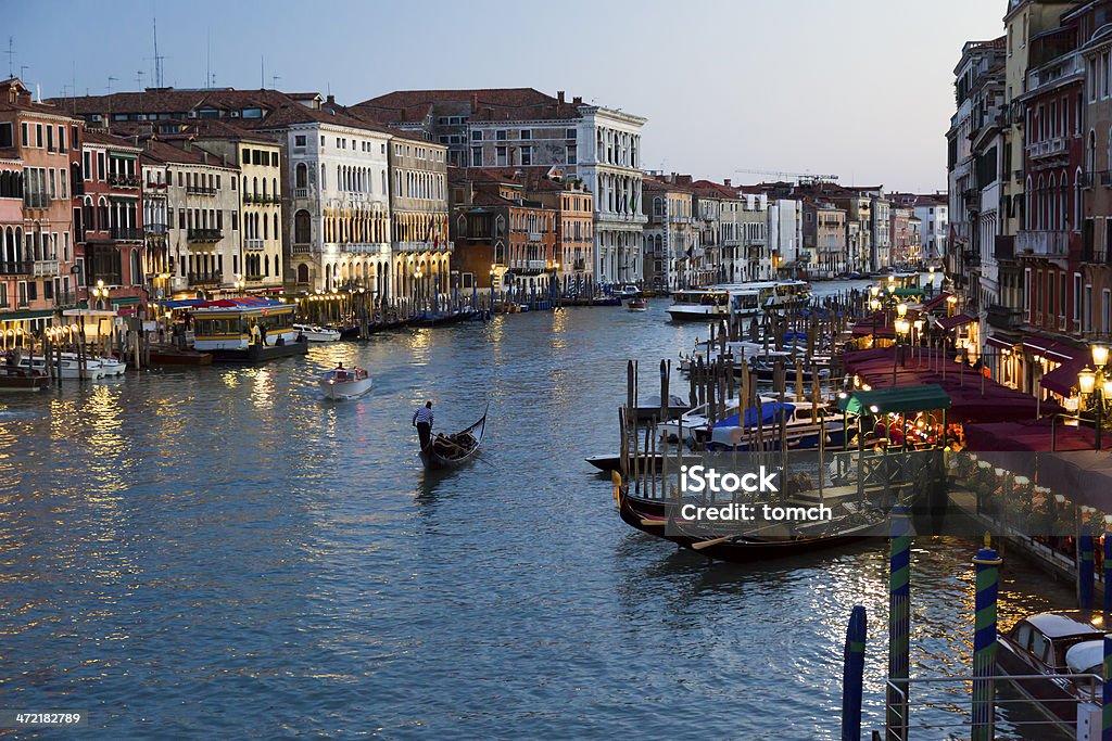 Gran canal de venecia - Foto de stock de Agua libre de derechos