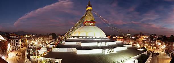 istock Evening view of Bodhnath stupa - Kathmandu - Nepal 472182820