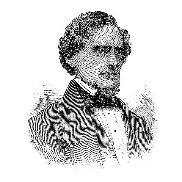 Johann Strauss II, the Waltz King (1825 - 1899). The Austro-Hungarian Empire era (circa 19th century). Vintage halftone photo etching circa late 19th century.