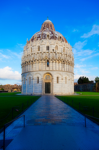 Baptistery of San Giovanni in Pisa, Italy.  