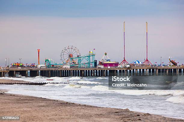 Amuesment Park In Stahl Pier Atlantic City Nj Stockfoto und mehr Bilder von Holzsteg - Holzsteg, Anlegestelle, Atlantik