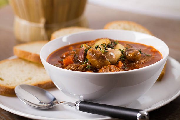 istock Hot stew with mushrooms 472185735