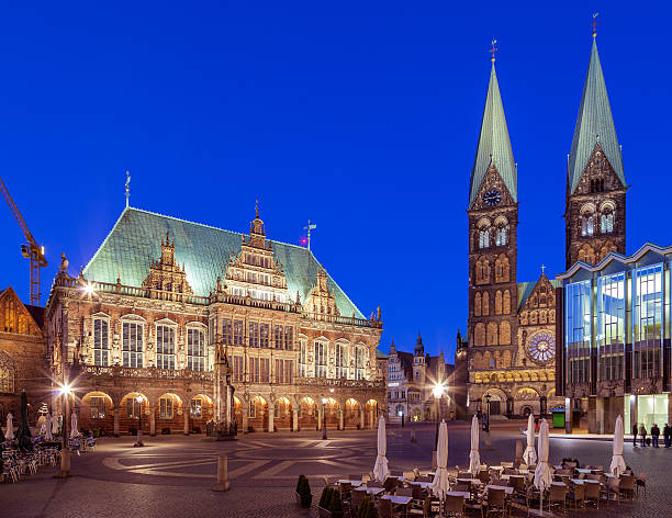 istock Market square Bremen Germany 472188310