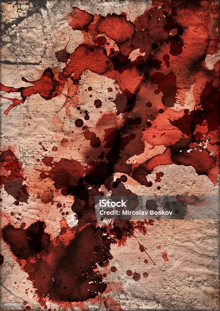 Hi-Res примированы�х Холщовый Cut Раздавленный Сгоревший крови, замоченная гранж текстуру - Стоковые фото Абстрактный роялти-фри