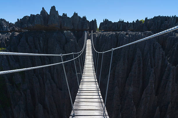 istock Suspension bridge, Tsingy de Bemaraha. Mahajanga. Madagascar 472191217