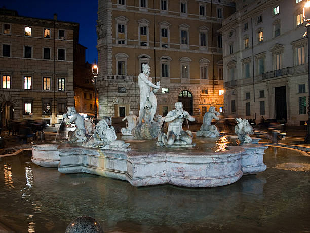 Statues at a fountain Statues at a fountain, Fontana Del Moro, Piazza Navona, Rome, Rome Province, Lazio, Italyhttps://lh5.googleusercontent.com/-DUMdjFcrNSc/U0GIm34COjI/AAAAAAAAA4k/FYAR_XXAJdU/w380-h200-no/banner_Italy.png fontana del moro stock pictures, royalty-free photos & images