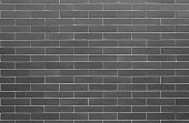 black brick wall