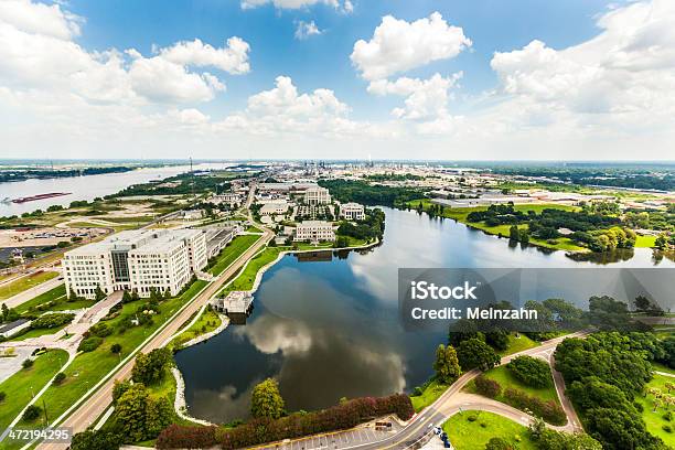 Luftaufnahme Von Baton Rouge Mit Missisippi River Stockfoto und mehr Bilder von Baton Rouge - Baton Rouge, Luftaufnahme, Golfküstenstaaten