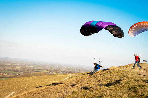 istock Speed flying at Uffington White Horse 472195233