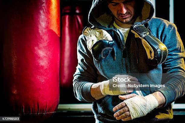 Boxer Stock Photo - Download Image Now - Active Lifestyle, Adhesive Bandage, Adult