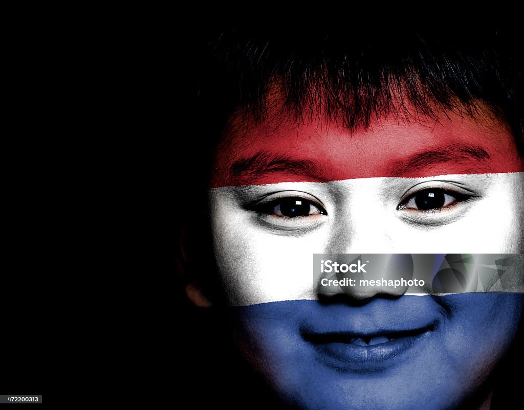 Holland sport fan ready for FIFA World Cup Sport Fan from Holland Adolescence Stock Photo