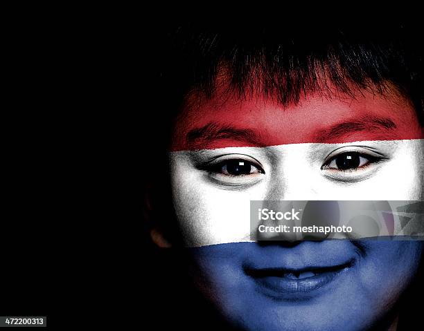 Holland Sport Fan Ready For Fifa World Cup Stock Photo - Download Image Now - Adolescence, Asian and Indian Ethnicities, Audience