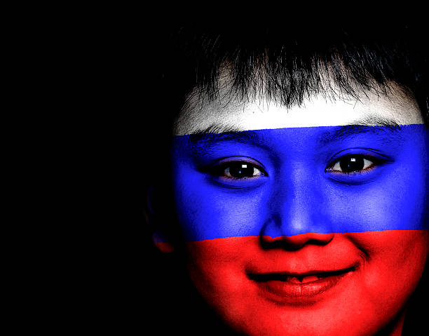 istock Russian kid ready for the FIFA World Cup 472200319