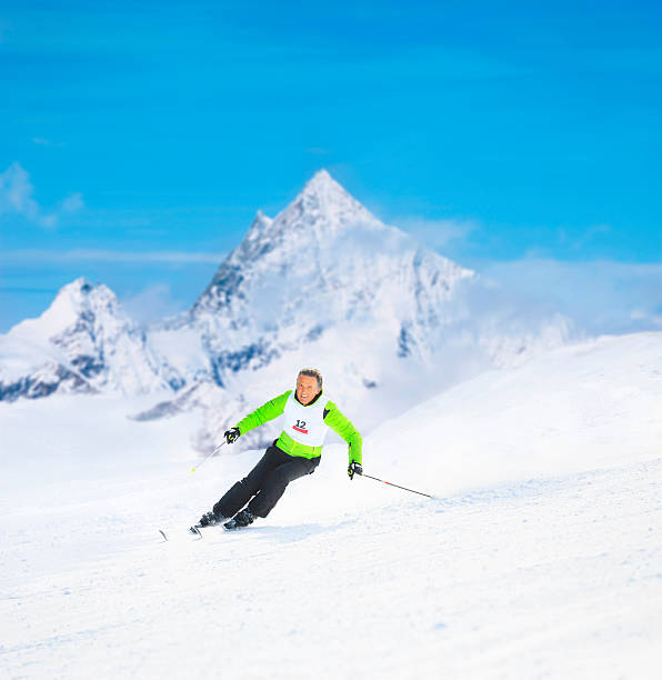 Giant slalom race - Snow Skiing