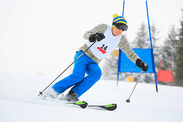 Giant slalom race - Snow Skiing