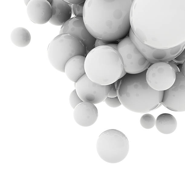 3d Abstract Spheres stock photo