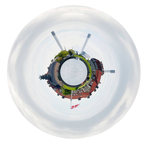istock old factory and danish flag in Copenhagen 472206001