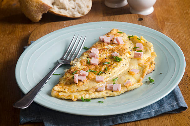 omelet stock photo