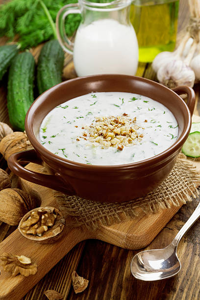 istock Tarator, bulgarian sour milk soup 472206696