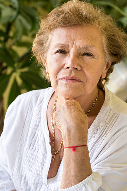 istock Serious Senior woman 472207406