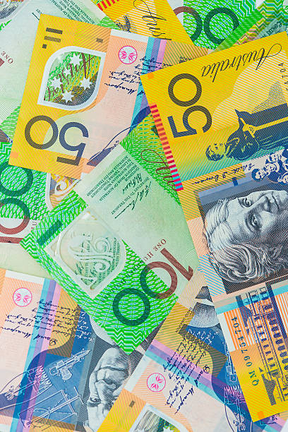 Australian currency stock photo
