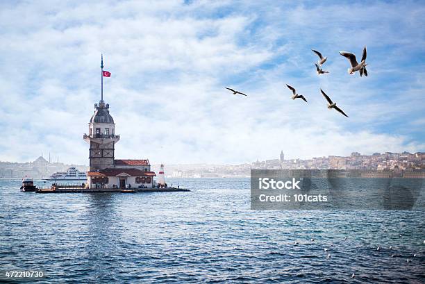 Maidens Tower Stock Photo - Download Image Now - Istanbul, Türkiye - Country, Maiden's Tower - Turkey
