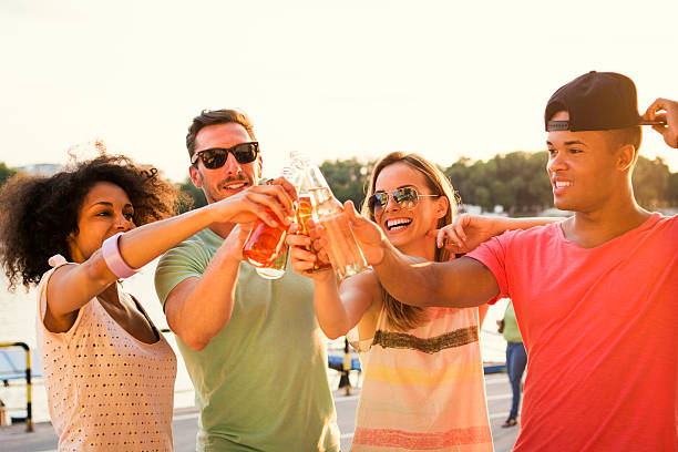 istock Group of friends hanging out 472211288
