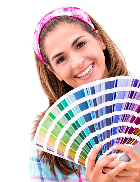 istock Woman holding a color wheel 472213195