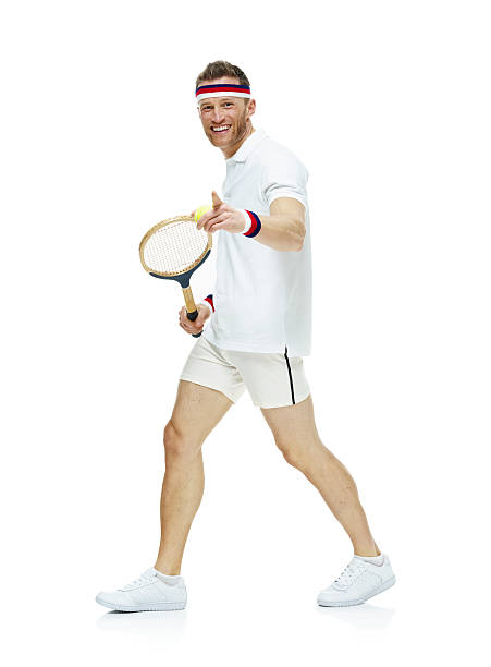 istock Cheerful male tennis player pointing at camera 472214610