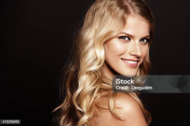 Smiling Woman Stock Photo - Download Image Now - Women, Blond Hair, Beauty