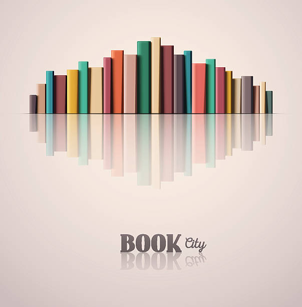 Book City vector art illustration