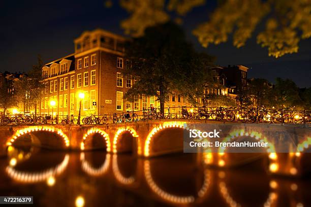Corner Of Bridges Stock Photo - Download Image Now - Amsterdam, Tilt-Shift, Antiquities