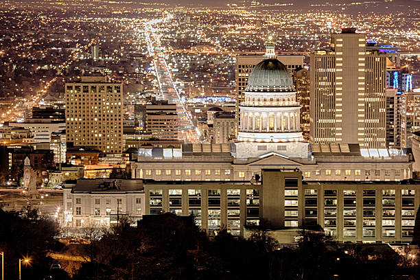 istock Salt Lake City at Night 472216827