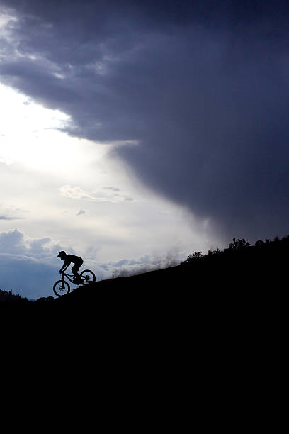 istock Downhill Mountain Bike Rider 472218783