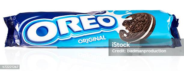 Oreo Cookies Stock Photo - Download Image Now - Nabisco, Box - Container, Blue