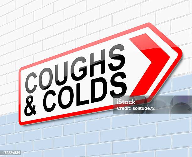 Coughs And Colds Concept Stock Photo - Download Image Now - Cold And Flu, Cold Virus, Computer Graphic