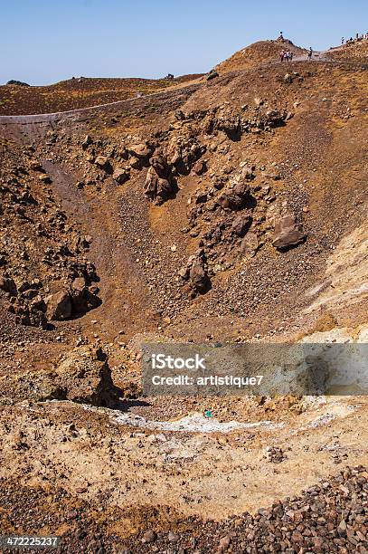 Foto de Cratera Do Vulcão De Santorini e mais fotos de stock de Acidentes e desastres - Acidentes e desastres, Atividade, Caldeira - Cratera vulcânica