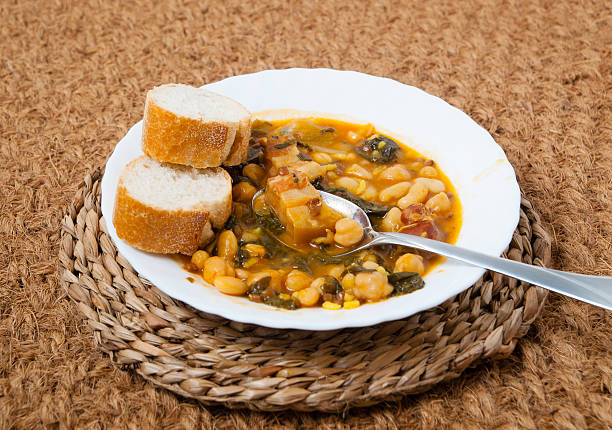 istock Chickpea and spinach stew. Spanish cuisine. 472225911