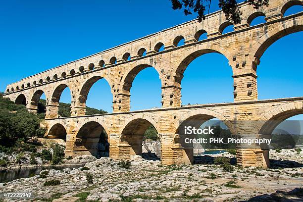 Pont Du Gard Aquädukt Im Süden Von Frankreich Stockfoto und mehr Bilder von Alt - Alt, Antike Kultur, Antiker Gegenstand