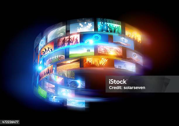 Smart Welt Stockfoto und mehr Bilder von Fernsehbranche - Fernsehbranche, Fernseher, Kunst, Kultur und Unterhaltung