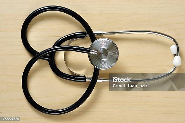 Stethoscope On Table Selective Focus Stock Photo - Download Image Now - Obsessive, Surveillance, 2015