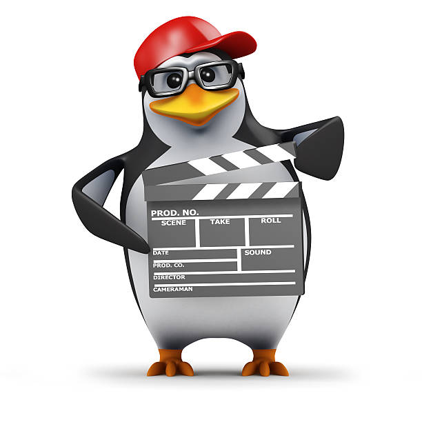 istock 3d Penguin movie 472227689