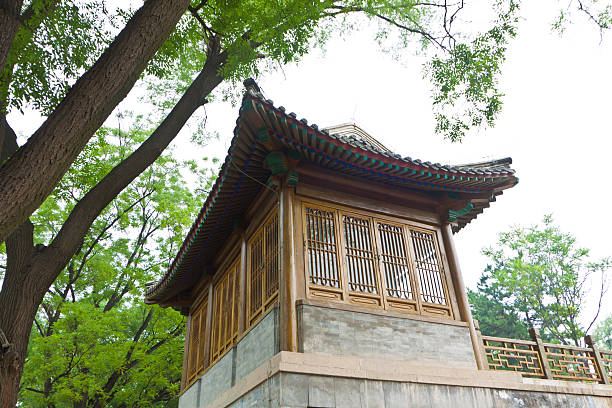 istock loft building in a Chinese ancient garden 472228617
