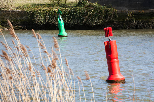 istock Red and green buoy 472229960