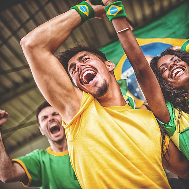 istock brazilian supporters at stadium 472230917
