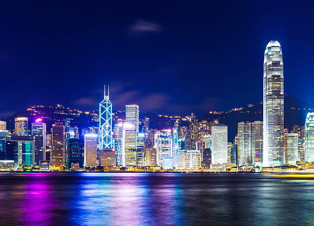 istock Hong Kong skyline at night 472230997